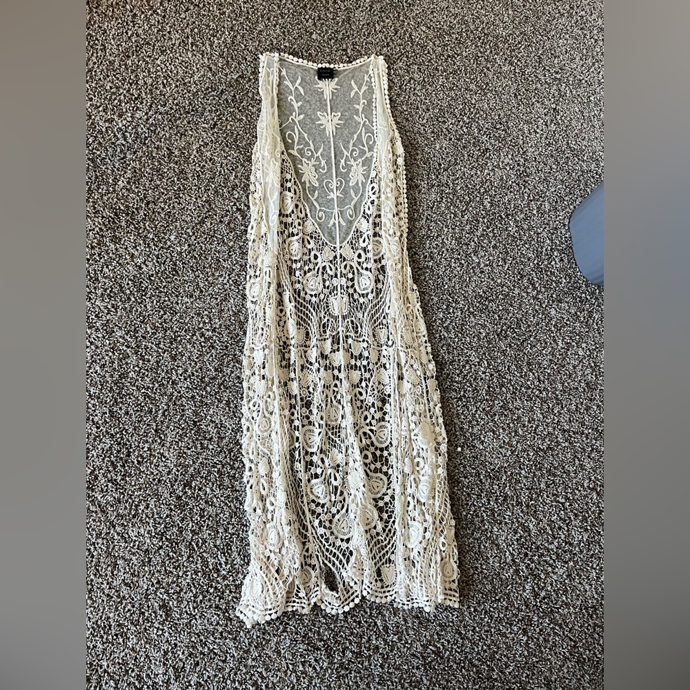 Cliche Couture Long Lace Kimono - XS/S
